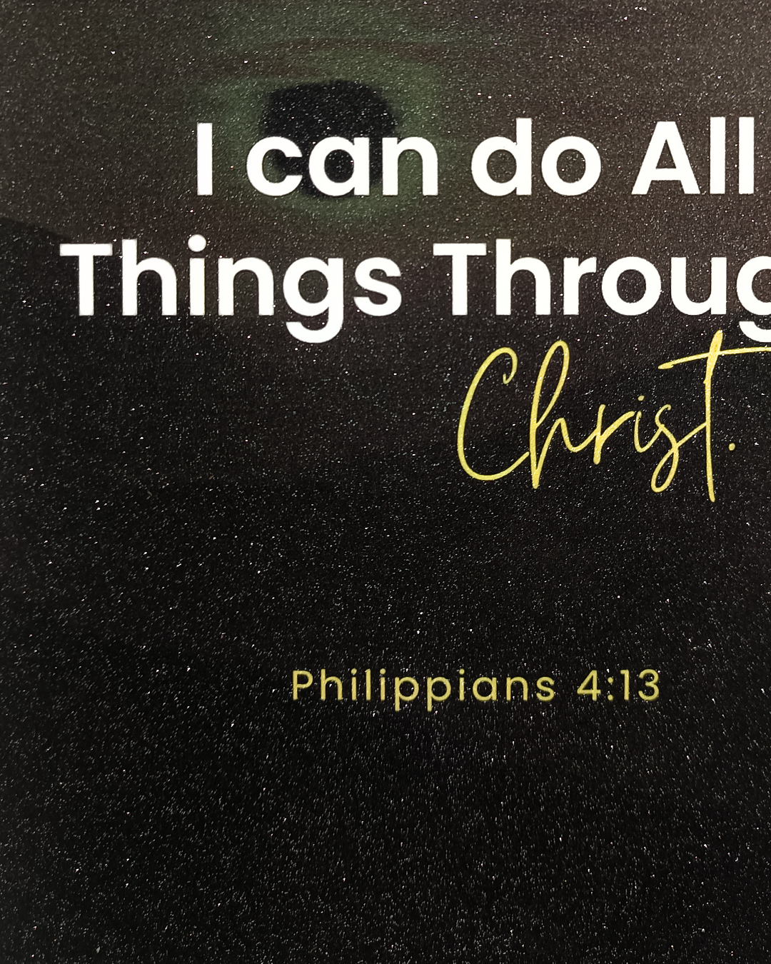 All things through christ Frame