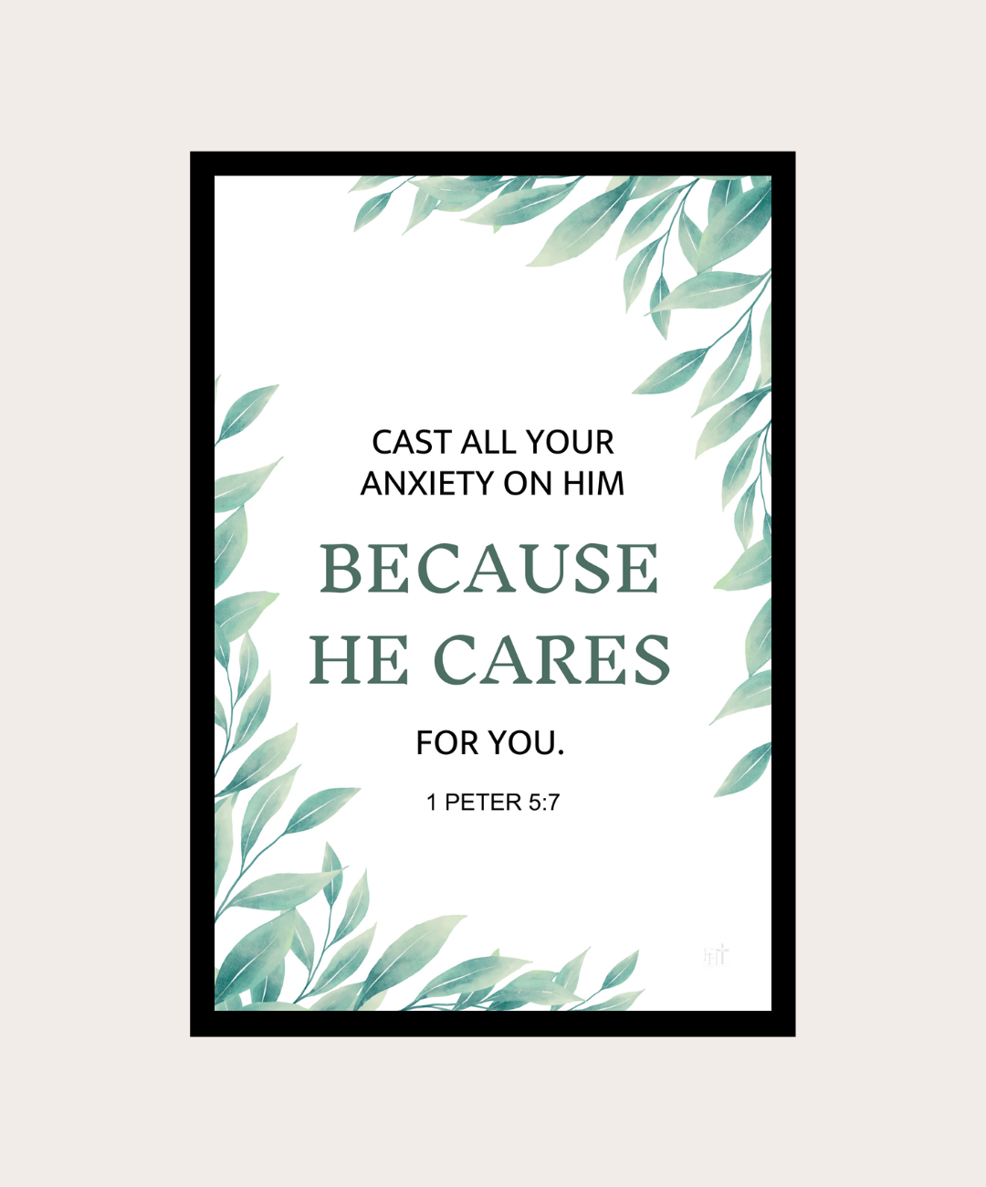 Because He Cares for You