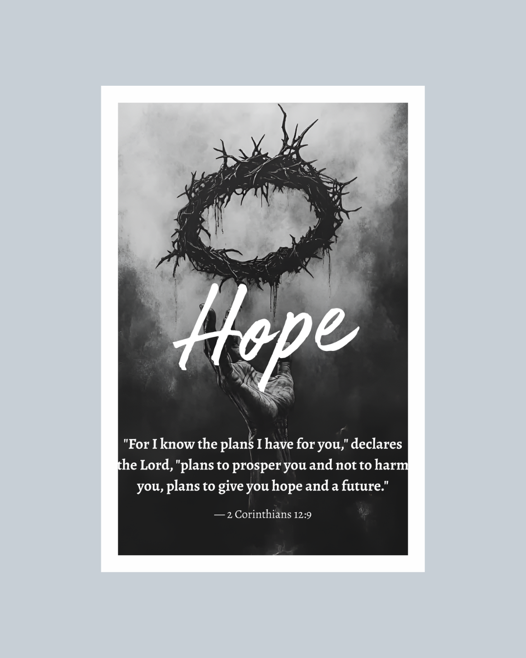 Faith-Inspired Frame Set – Hope, Grace, Peace