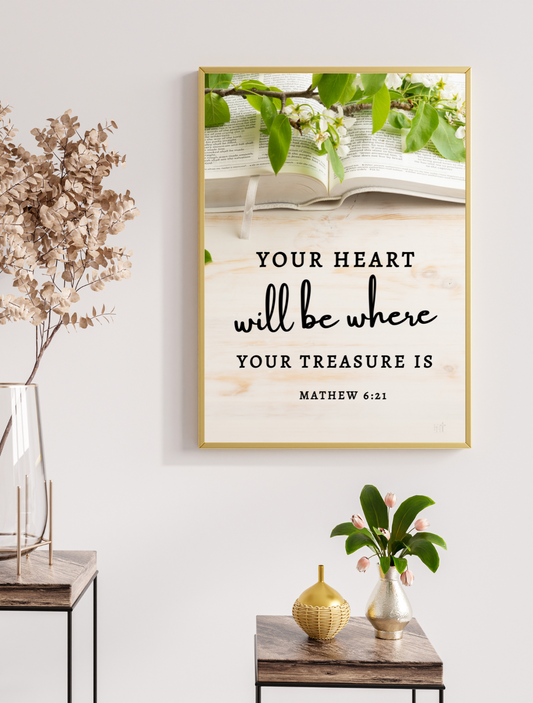 Heart Bible Verse Frame