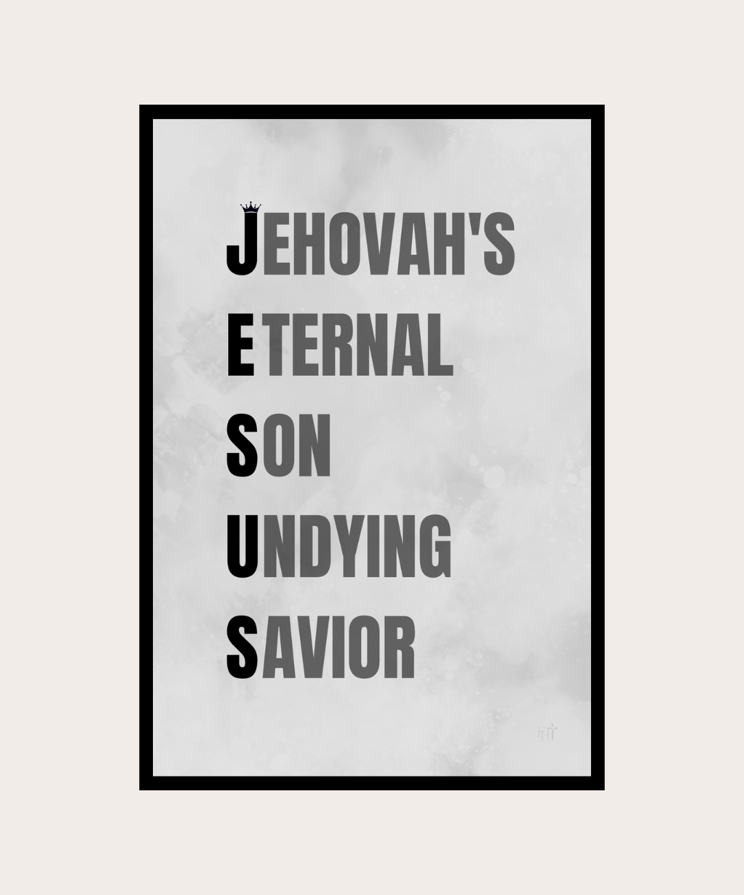 Jesus Acronym Frame