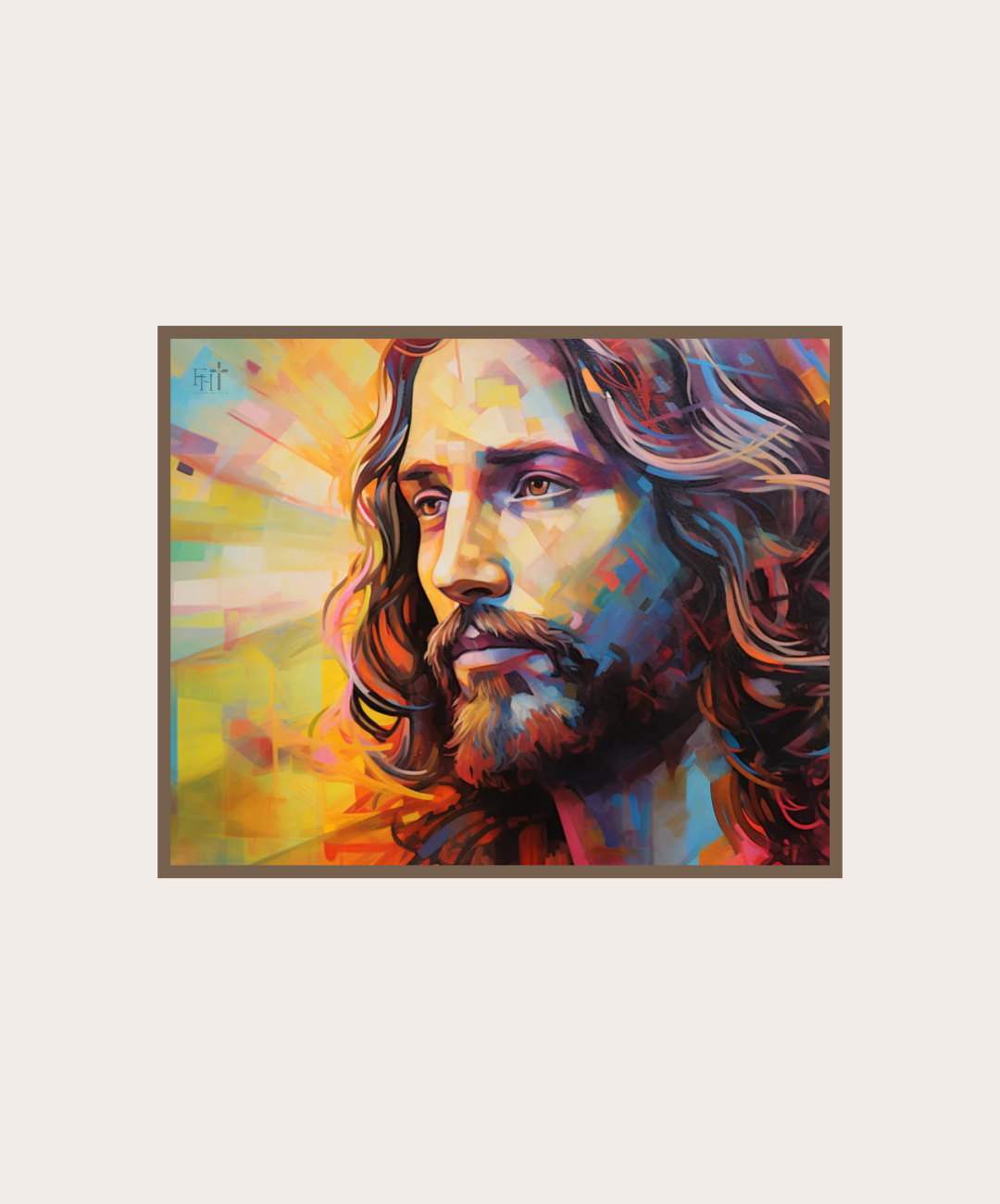 Jesus Face Wall Frame