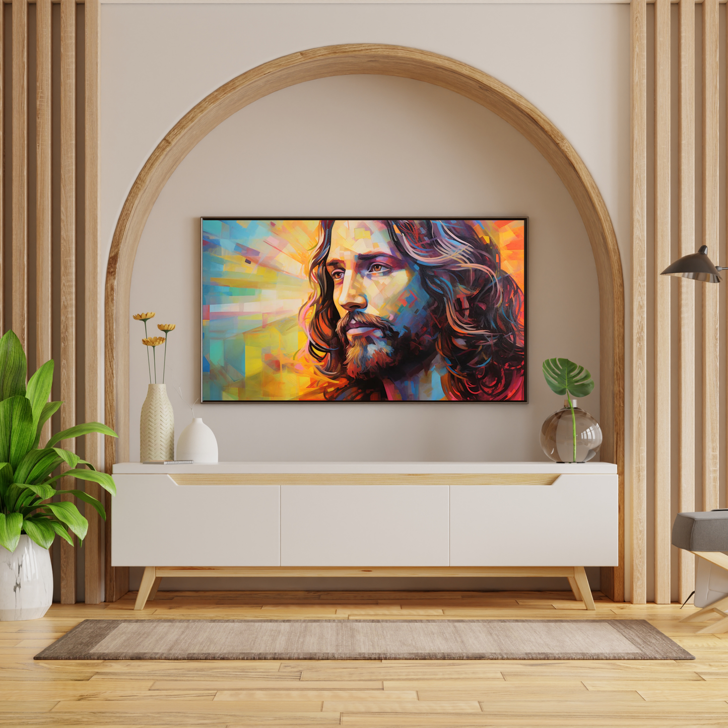 Jesus Face Wall Frame