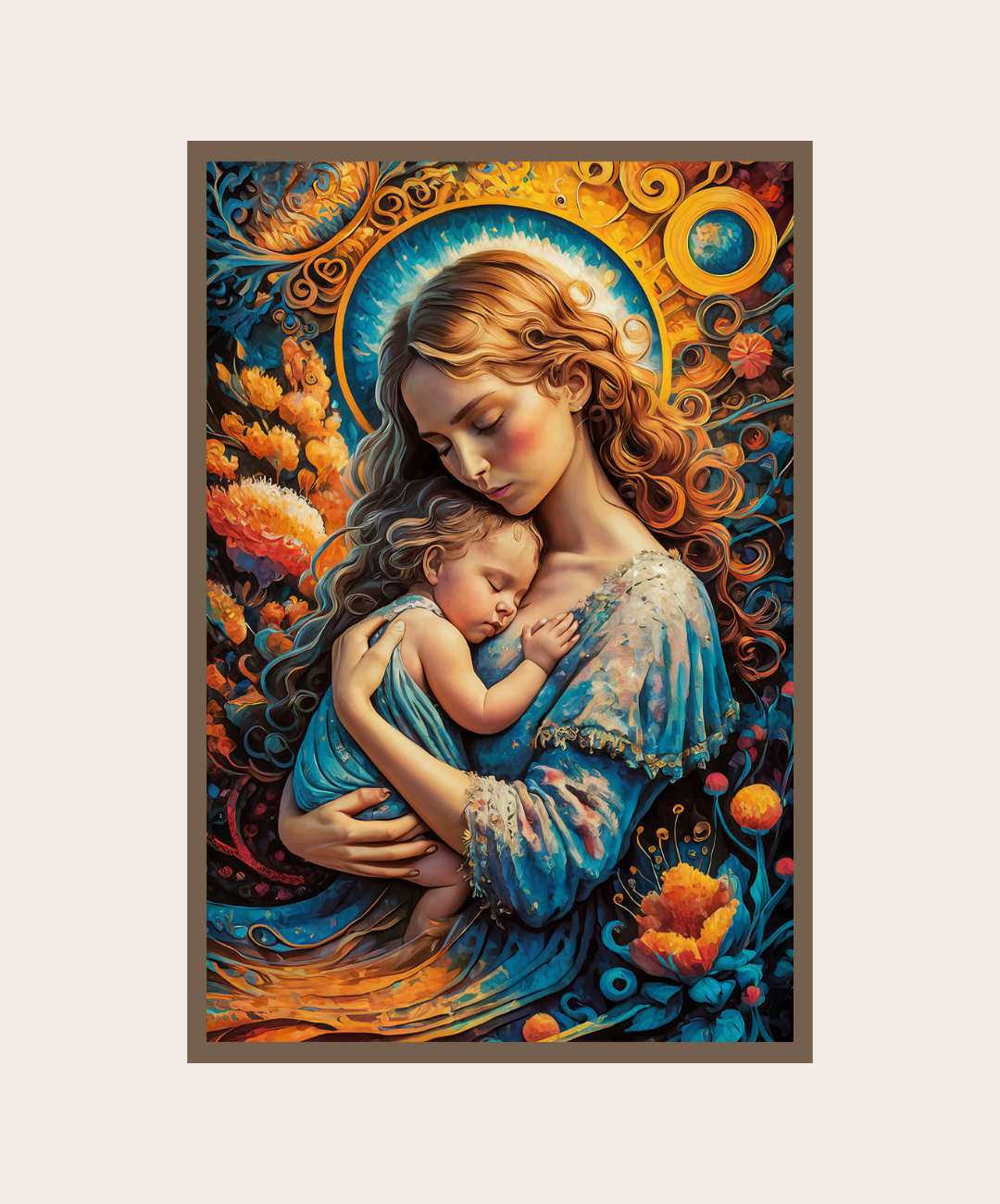 Jesus and Mary Photo Frame
