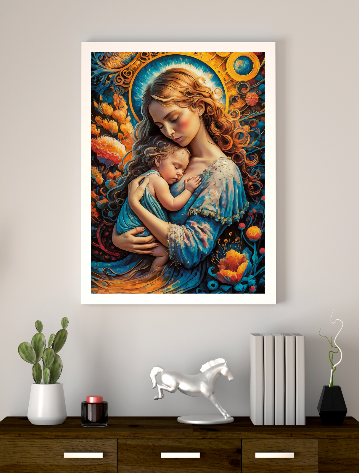 Jesus and Mary Photo Frame