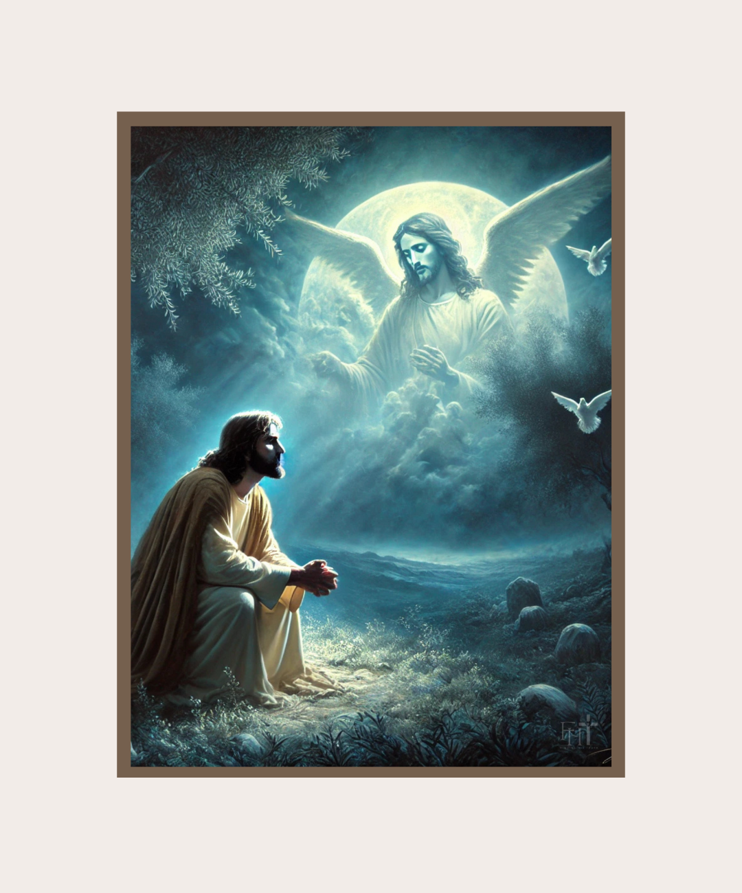 Jesus in Heaven Frame