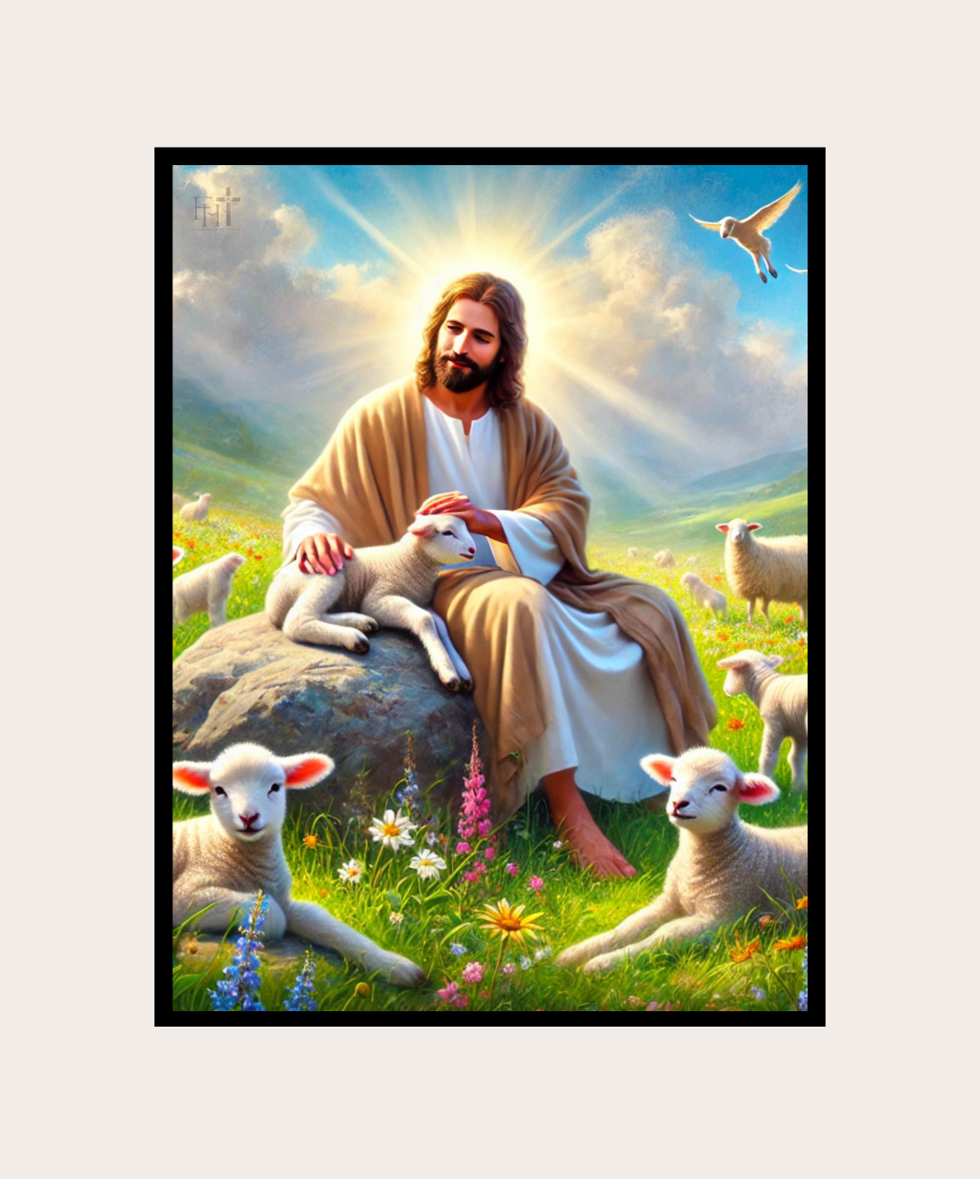 Jesus the Good Shepherd Frame