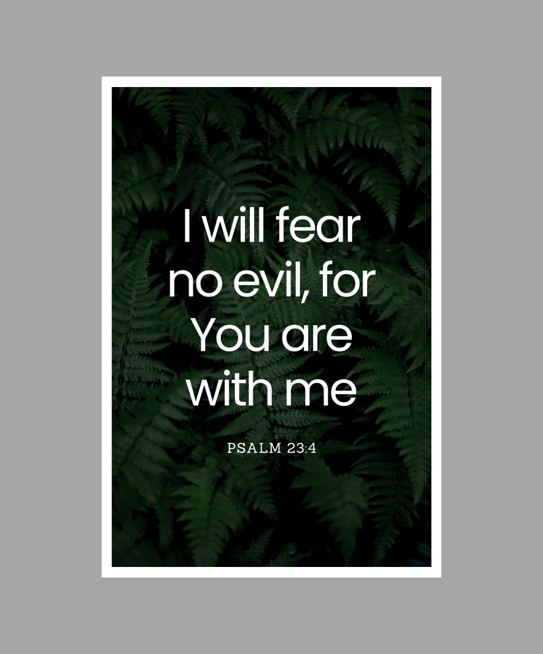 Peace & Strength Wall Frame