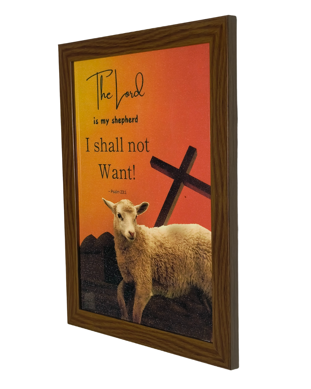 Psalm 23:1 bible Verse in English Frame