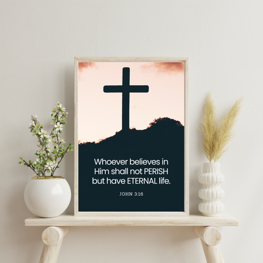 Whoever Believes in Him Frame