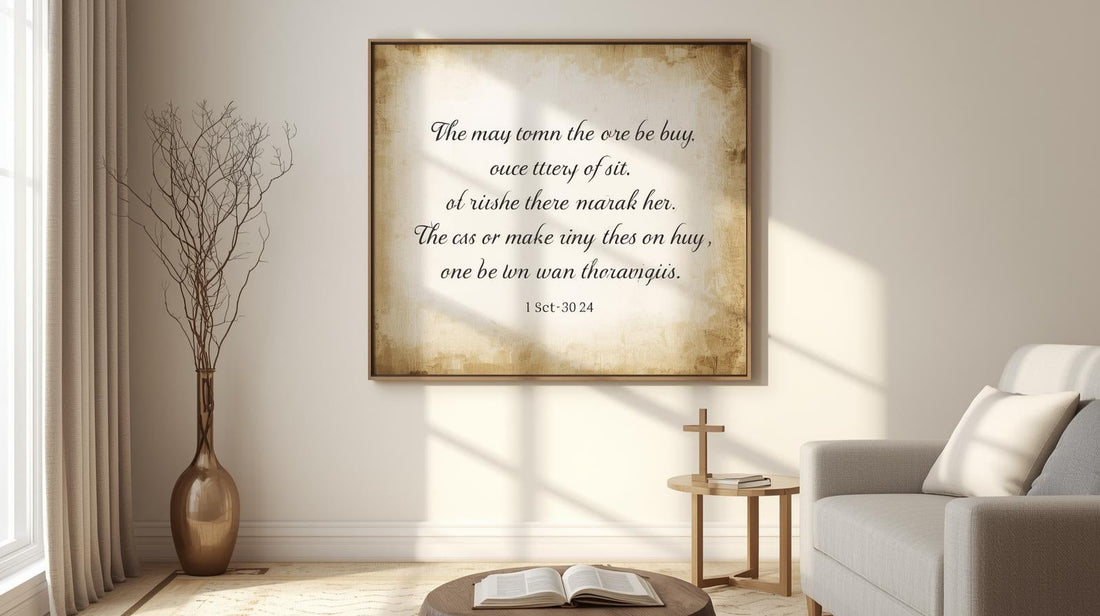 Bible Scripture Wall Art for Christian Homes and Churches