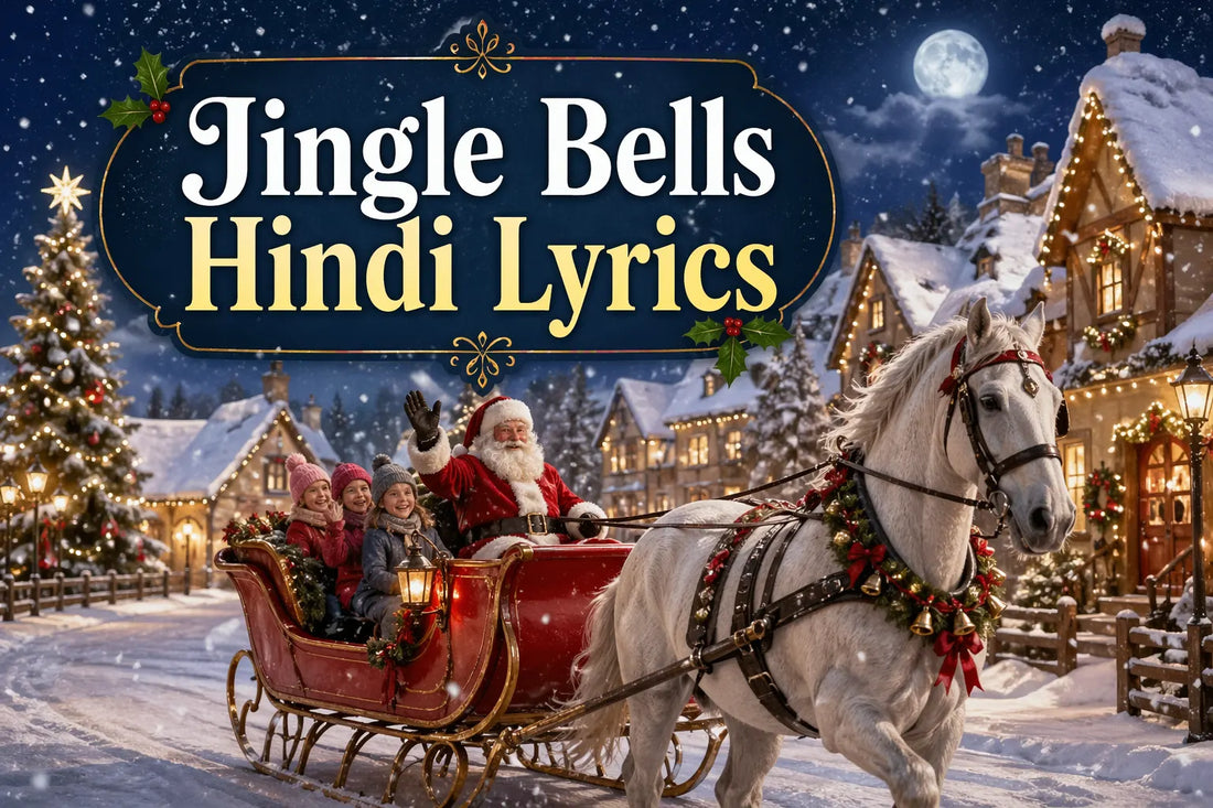 Jingle Bells Hindi Lyrics  Christmas Song