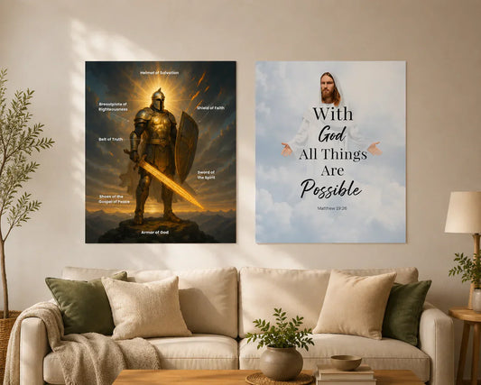 Wall Frames with Bible Verses – Decorate Your Home with God's Word