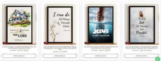 Buy Bible Verse Wall Frames Online — Bring God's Word Into Every Room of Your Home