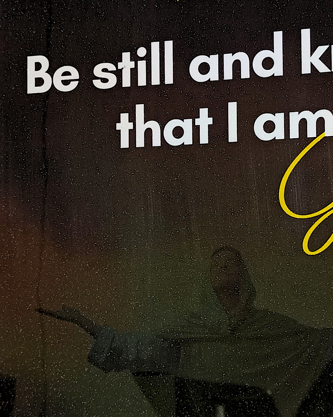 Be still Verse Wall Frame
