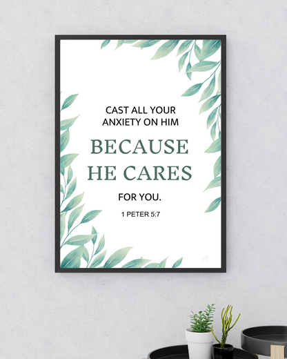 Because He Cares for You