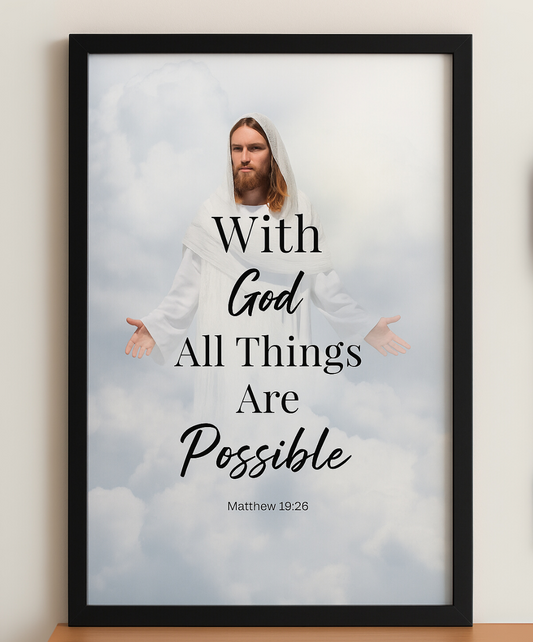 Bible Verse About God Frame | God’s word wall frame