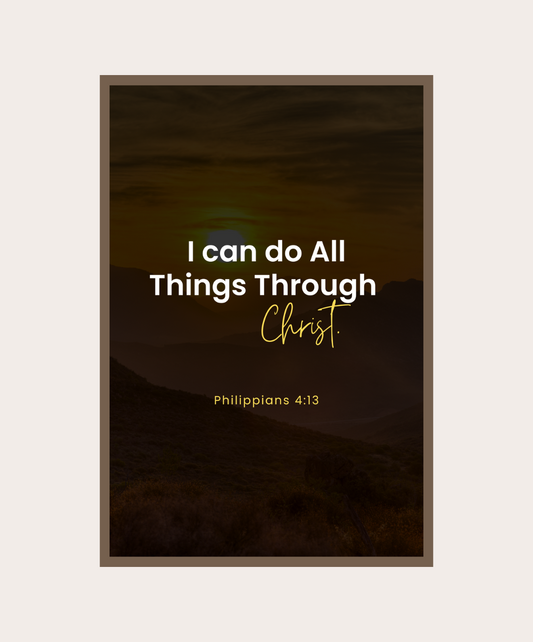Christ Bible Verse Frame