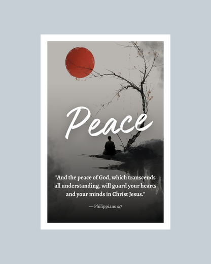 Faith-Inspired Frame Set – Hope, Grace, Peace