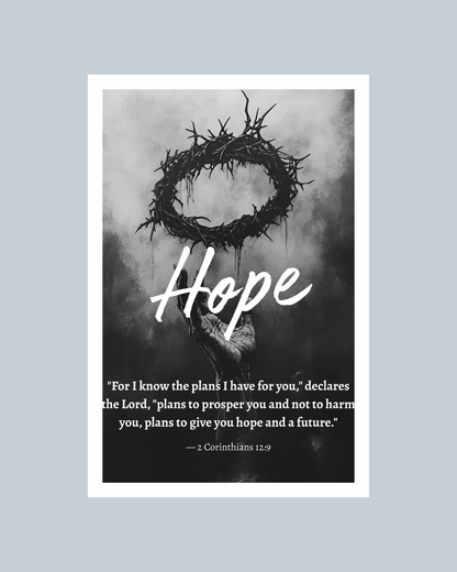Faith-Inspired Frame Set – Hope, Grace, Peace