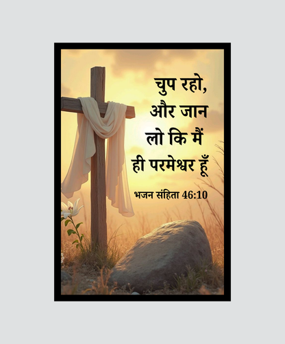 Faith and Peace Bible Verse Frames in Hindi 