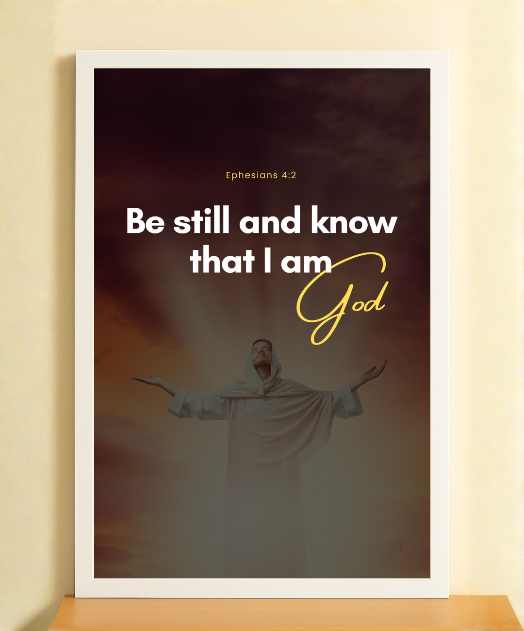 God Always Verse Frame | Bible verse wall decor | Bible Verses Photo Frame | Bible verse wall art