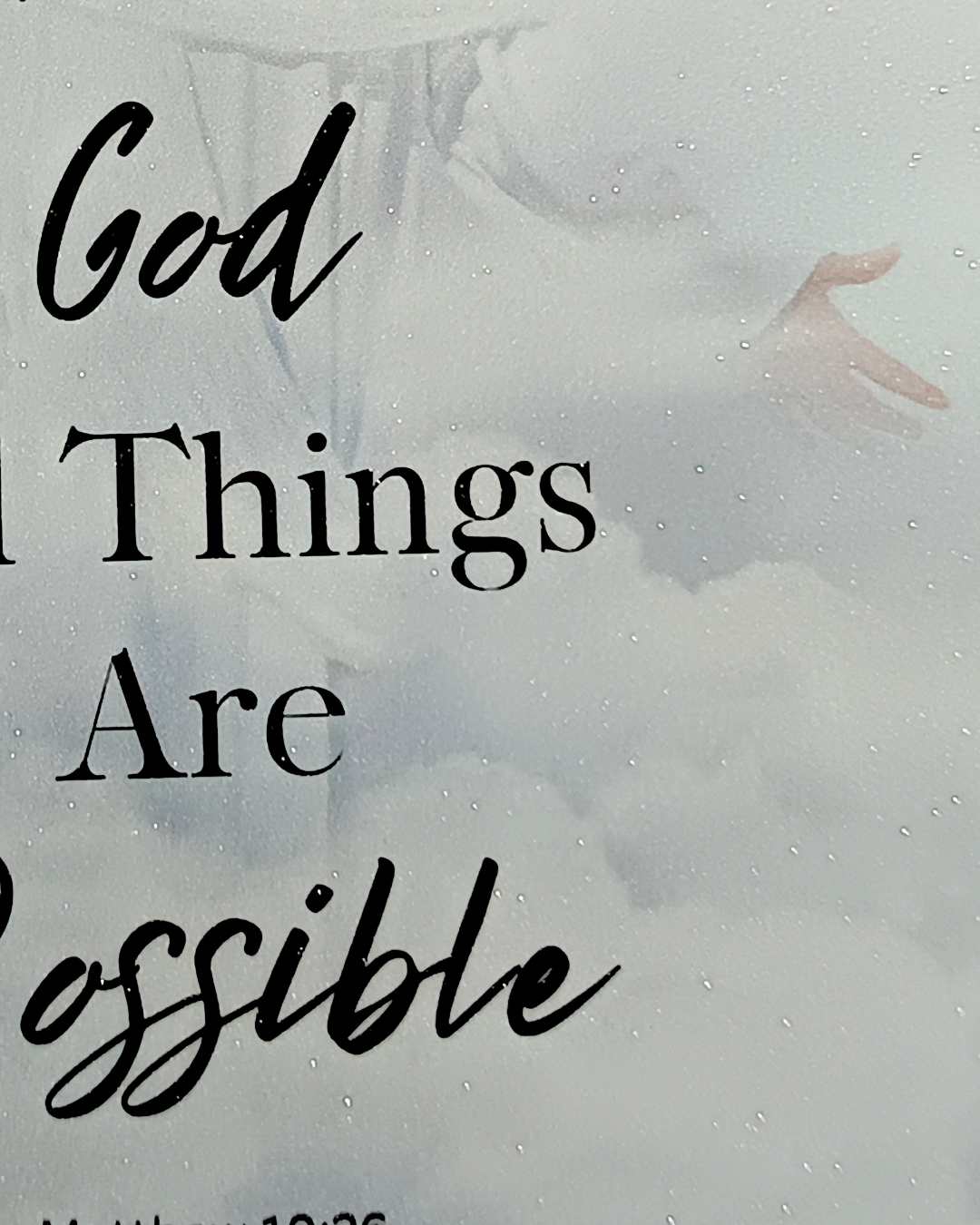 God Bible Verse Frame 