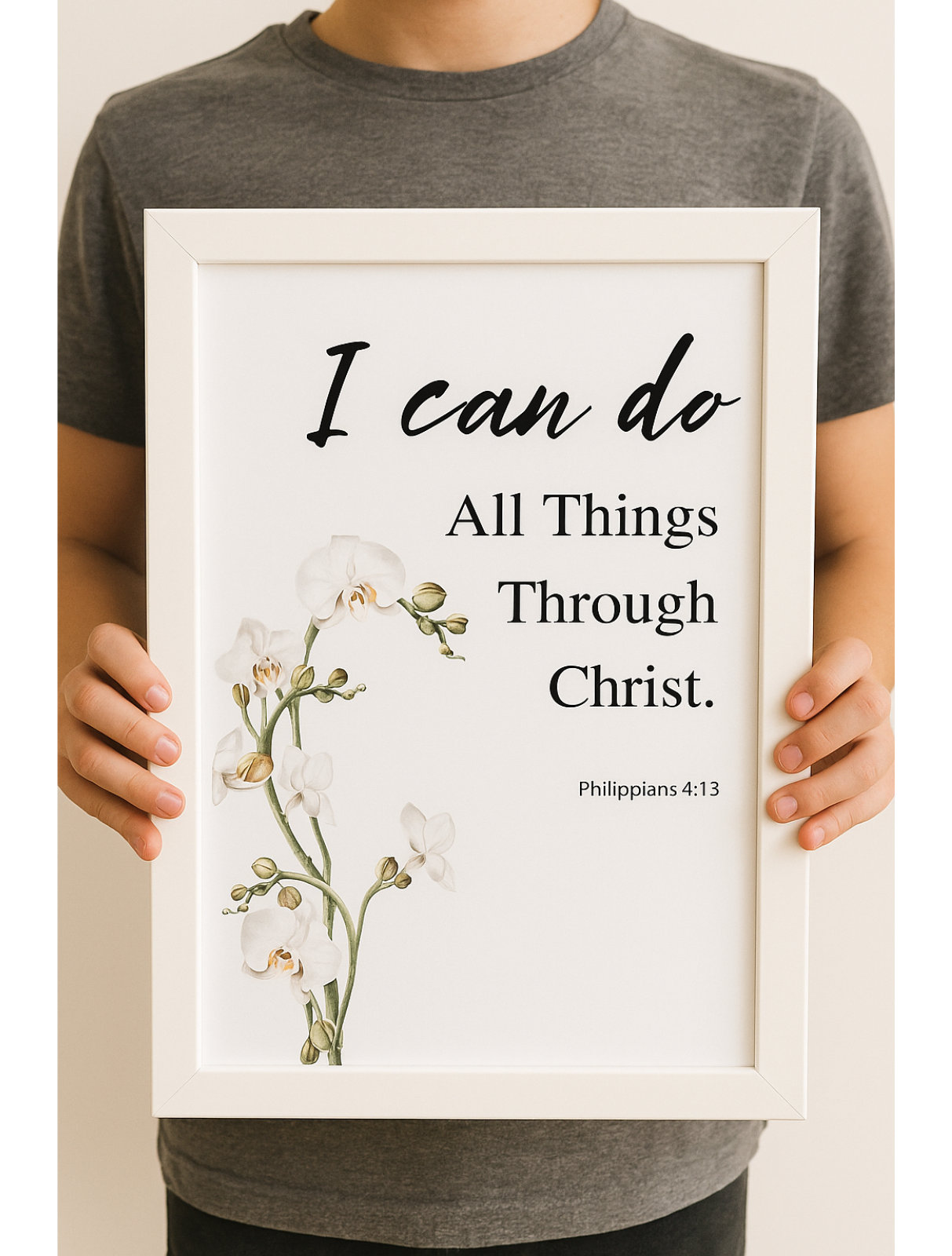 Trust in the Lord Bible Verse | Bible verse  frame for home | Religious wall hanging English | Faith-based wall art frame | Christian gift wall frame