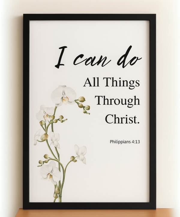 Trust in the Lord Bible Verse Frame