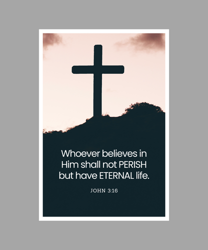 Whoever Believes in Him Will have Eternal Life Wall Frame