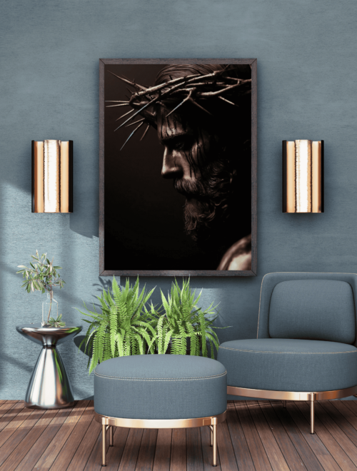 Jesus Sacrifice photo frame